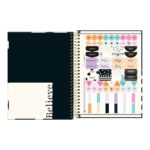 Caderno 1/4 Pequeno Espiral Capa Dura 80 Folhas West Village - Cores Sortidas