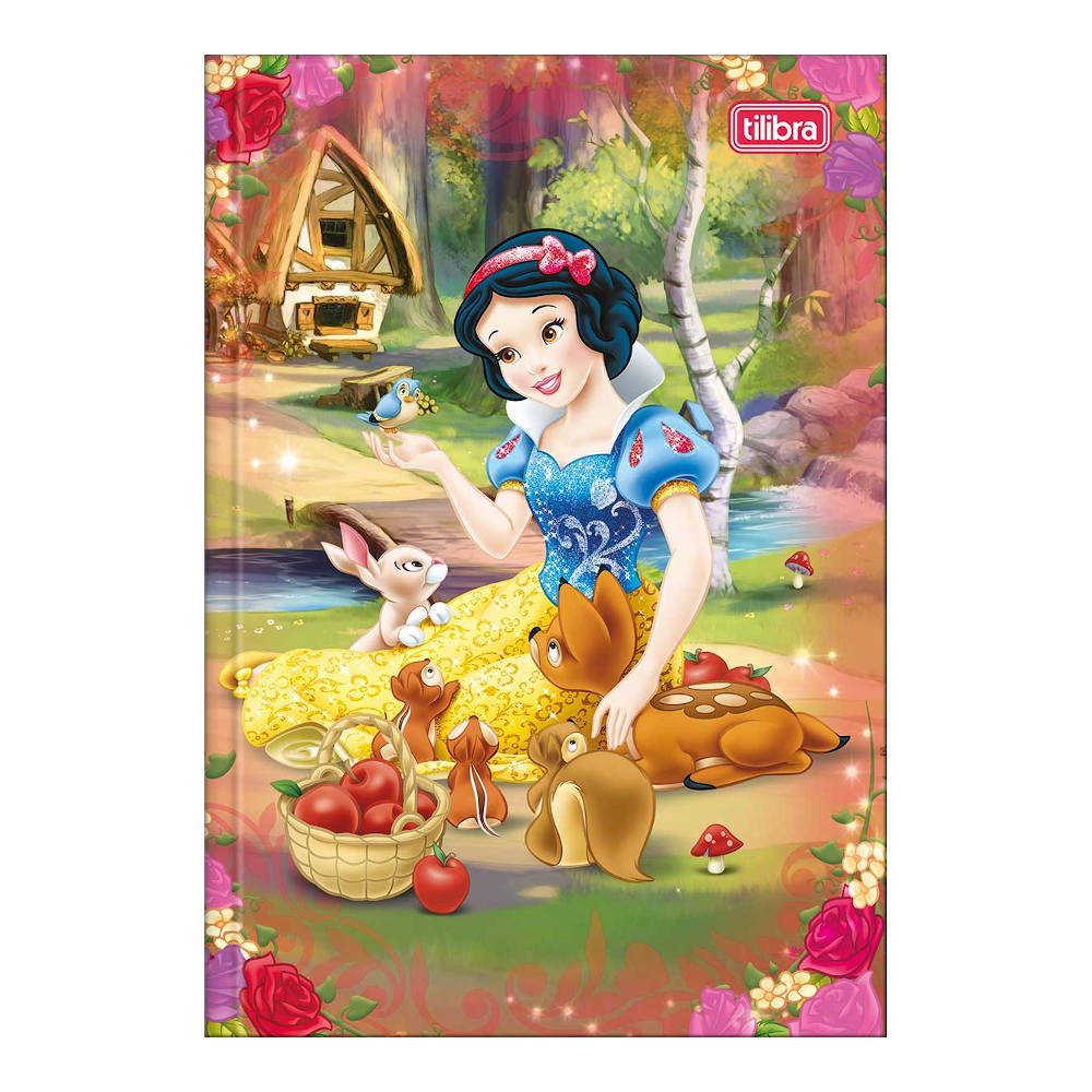 Caderno 1/4 Pequeno Brochura Costurado Sem Mola Capa Dura 80folhas Princesas - Estampas Sortidas Caderno 1/4 Pequeno Brochura Costurado Sem Mola Capa Dura 80folhas Princesas - Estampas Sortidas