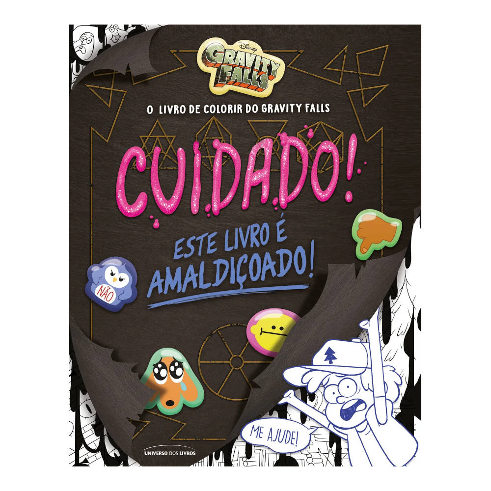 O Livro De Colorir Do Gravity Falls - Cuidado Este Livro É Amaldiçoado O Livro De Colorir Do Gravity Falls - Cuidado Este Livro É Amaldiçoado