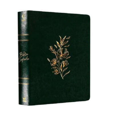 Bíblia Mulheres Nvt - Duas Colunas - Verde Musgo Floral