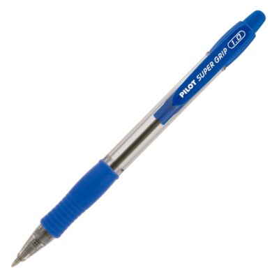 Caneta Esferográfica Retrátil Super Grip 1.0mm - Azul Caneta Esferográfica Retrátil Super Grip 1.0mm - Azul