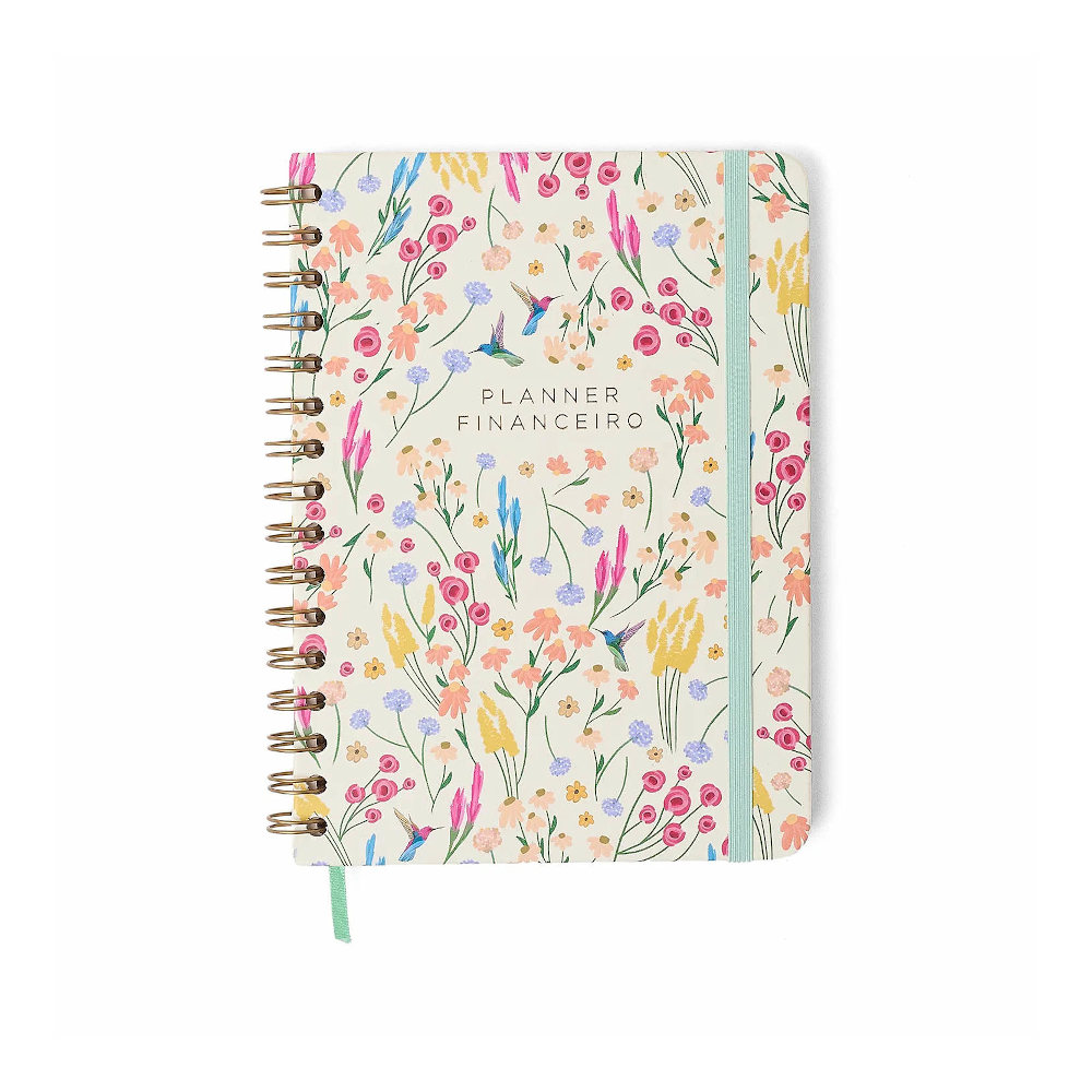 Planner Espiral Financeiro - Quintal Literário - Dia Planner Espiral Financeiro - Quintal Literário - Dia