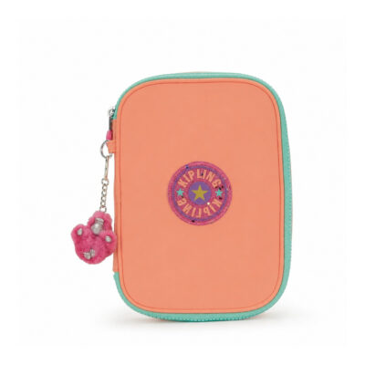 Estojo Box Kipling 100 Pens - Pink Orange C