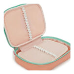 Estojo Box Kipling 100 Pens - Pink Orange C Estojo Box Kipling 100 Pens - Pink Orange C