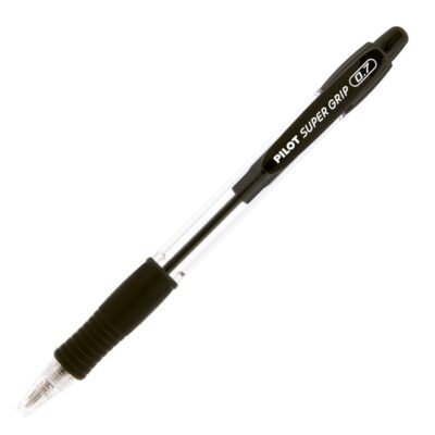Caneta Esferográfica Retrátil Super Grip 0.7mm - Preta Caneta Esferográfica Retrátil Super Grip 0.7mm - Preta
