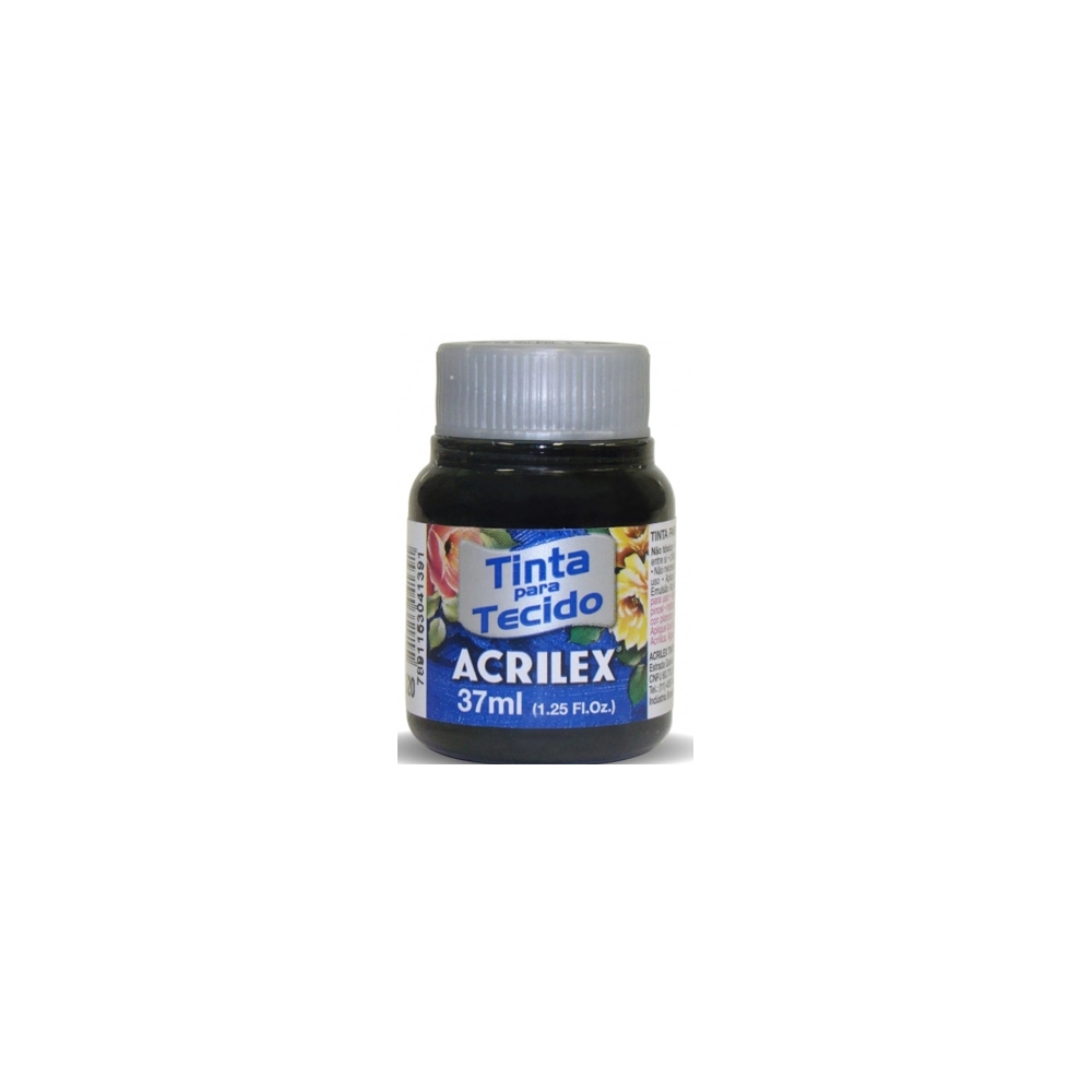 Tinta Tecido 37ml - Preto Tinta Tecido 37ml - Preto