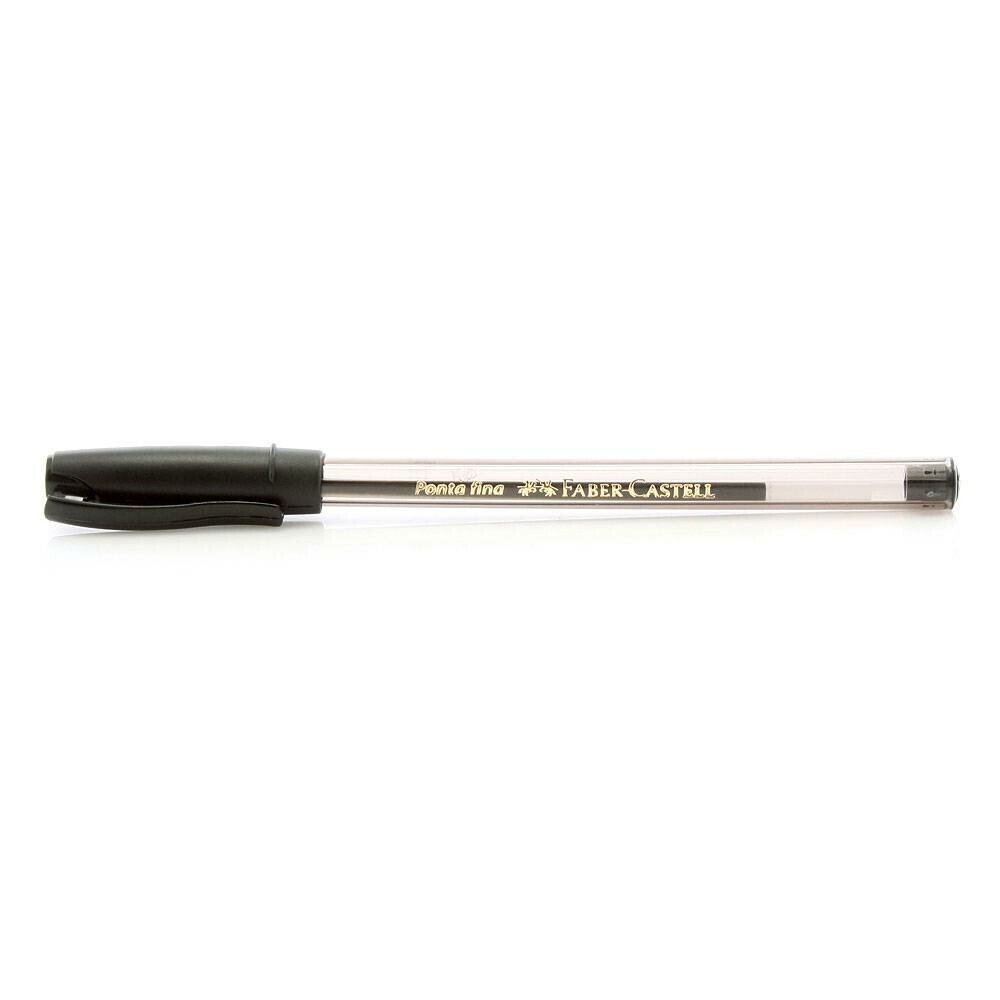 Caneta Esferográfica Faber Trilux Fine - Preta Caneta Esferográfica Faber Trilux Fine - Preta