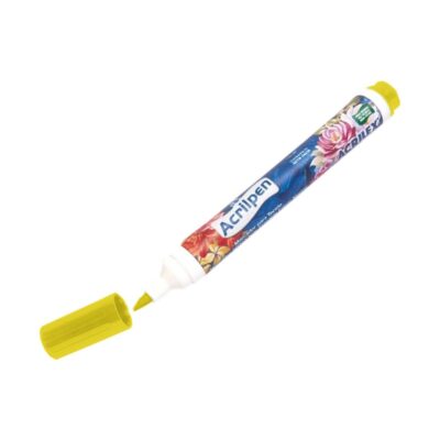 Caneta Tecido Acrilpen - Amarelo Ouro Caneta Tecido Acrilpen - Amarelo Ouro