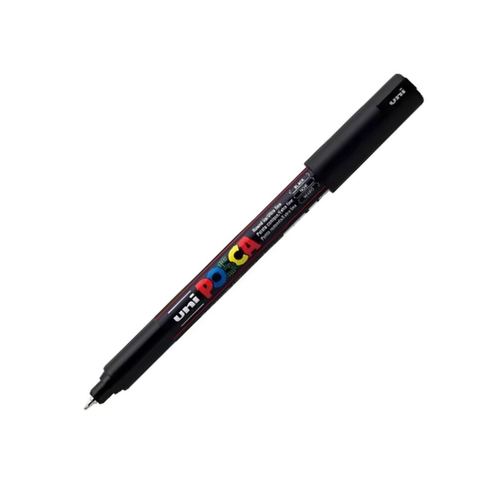 Caneta Posca Pc 1mr Ultra Fina - Preta Caneta Posca Pc 1mr Ultra Fina - Preta