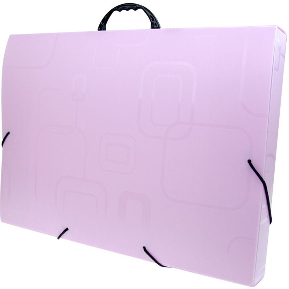 Maleta Dellosmile A3 Com AlÇa - Rosa Pink Maleta Dellosmile A3 Com AlÇa - Rosa Pink