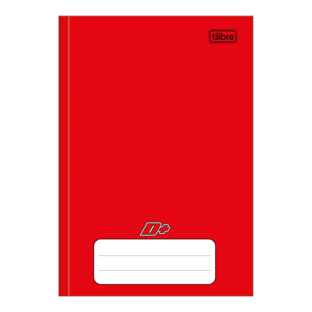 Caderno 1/4 Pequeno Brochura Costurado Sem Mola Capa Dura 96 Folhas D+ : Vermelho Caderno 1/4 Pequeno Brochura Costurado Sem Mola Capa Dura 96 Folhas D+ : Vermelho