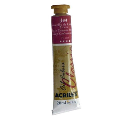 Tinta Óleo 20ml - Vermelho CÁdmio Escuro Tinta Óleo 20ml - Vermelho CÁdmio Escuro