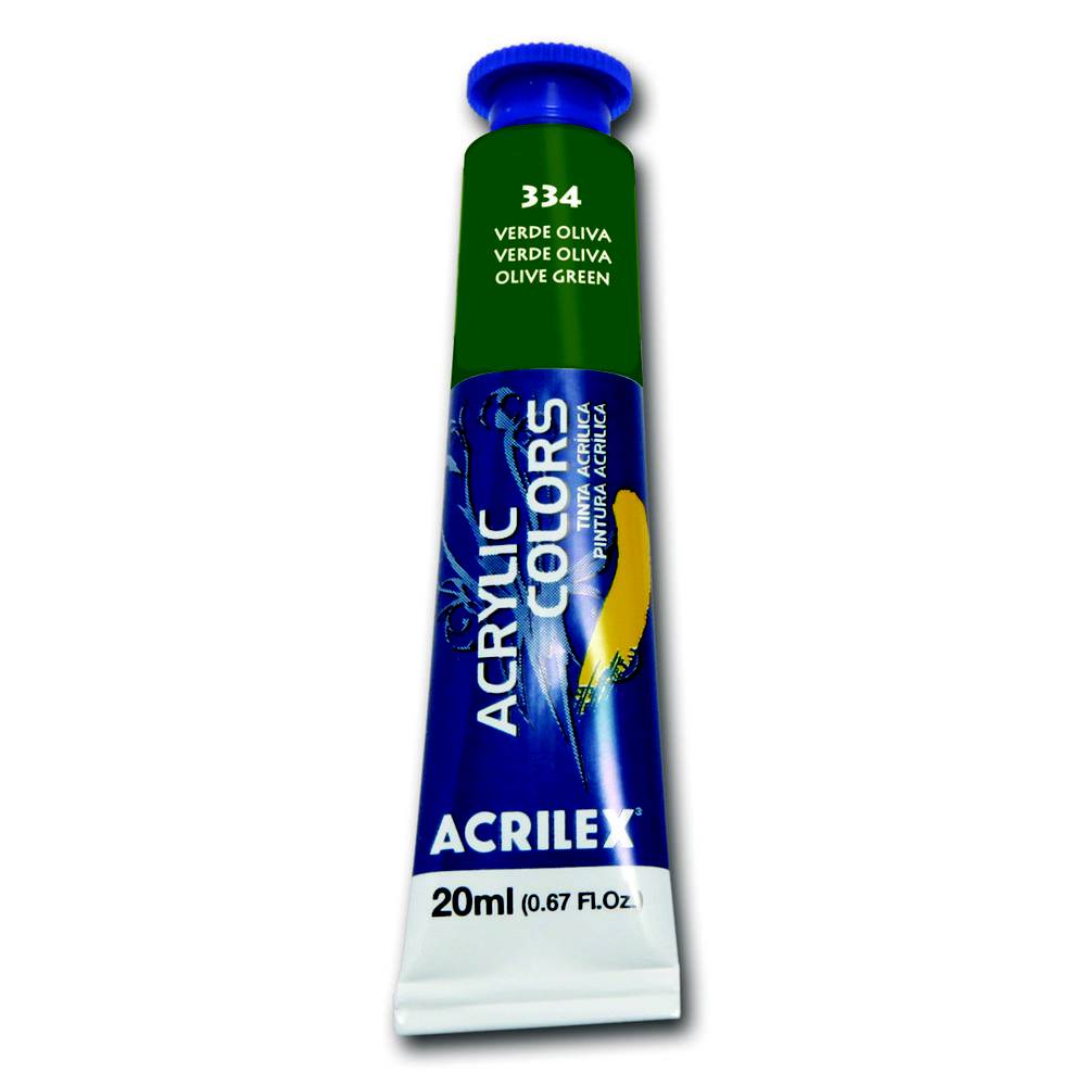 Tinta AcrÍlica Tela 20ml - Verde Oliva Tinta AcrÍlica Tela 20ml - Verde Oliva