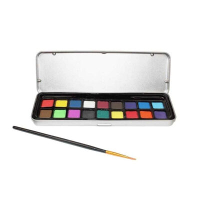 Aquarela Pastilha Sfp035 Com 18 Cores + 1 Pincel Aquarela Pastilha Sfp035 Com 18 Cores + 1 Pincel