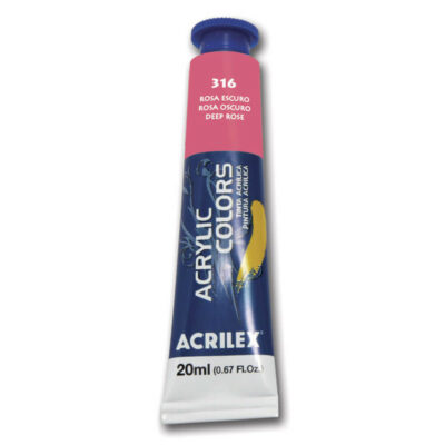Tinta AcrÍlica Tela 20ml - Rosa Escuro