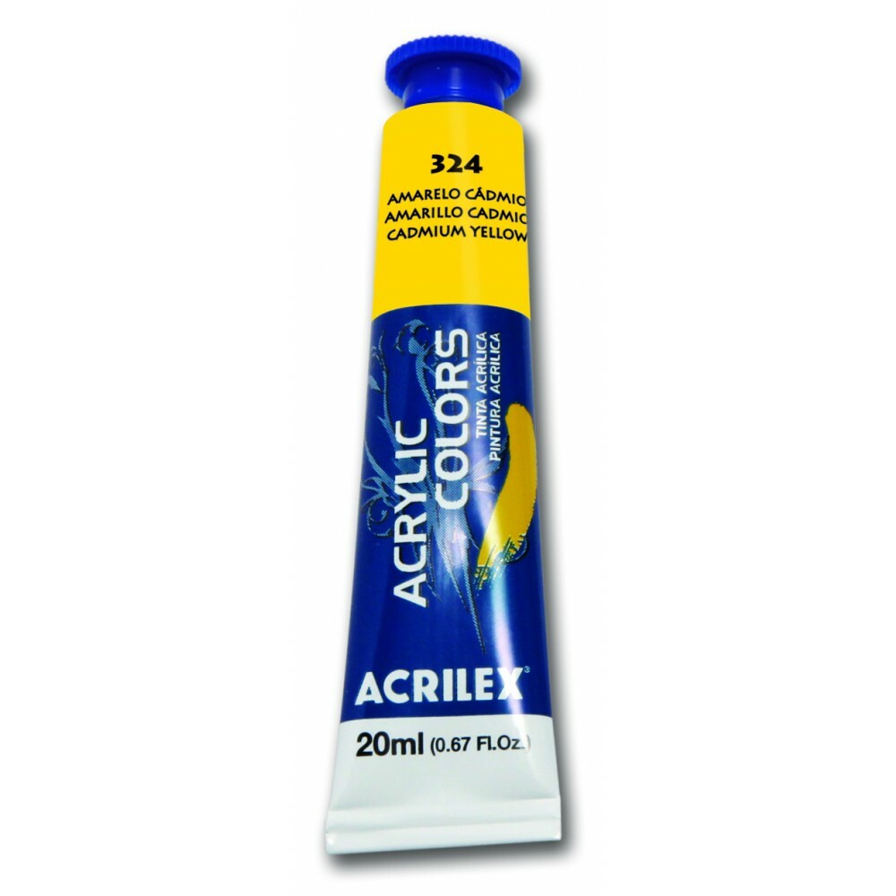 Tinta AcrÍlica Tela 20ml - Amarelo CÁdmio Tinta AcrÍlica Tela 20ml - Amarelo CÁdmio