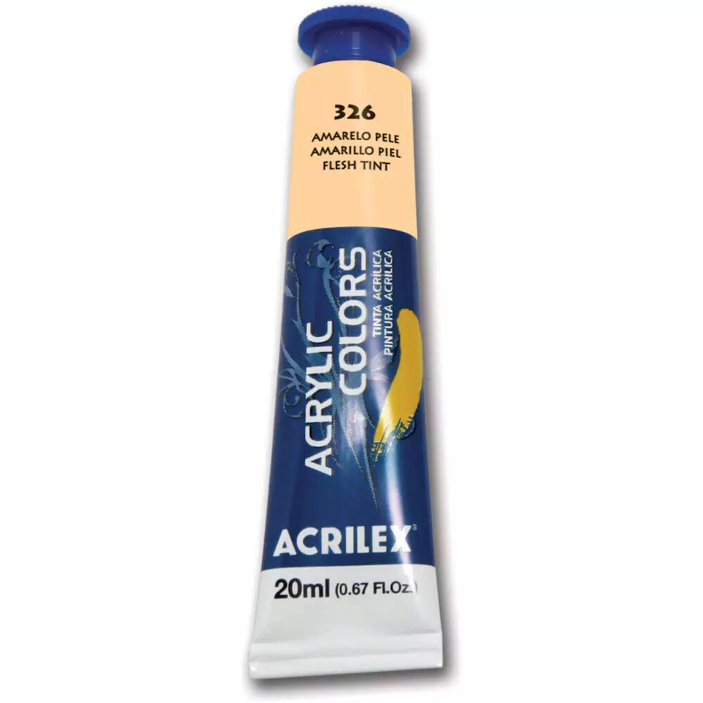 Tinta AcrÍlica Tela 20ml - Amarelo Pele Tinta AcrÍlica Tela 20ml - Amarelo Pele