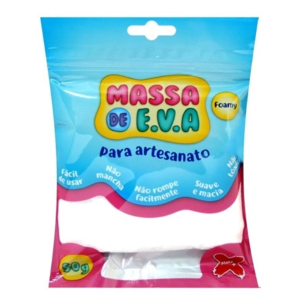 Massa De E V A Para Modelagem 50g - Branca Massa De E V A Para Modelagem 50g - Branca