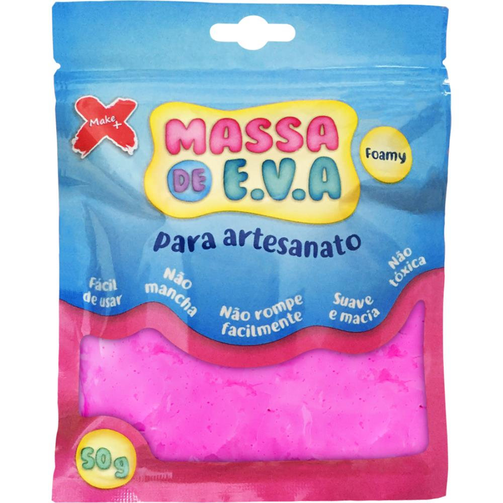 Massa De E V A Para Modelagem 50g - Rosa Massa De E V A Para Modelagem 50g - Rosa