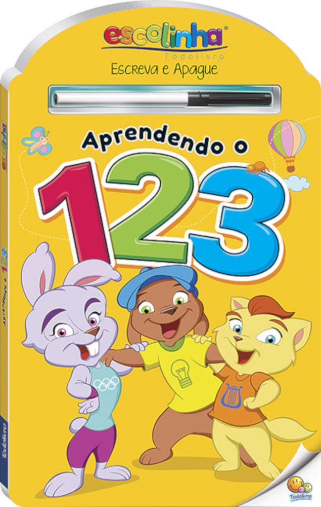 Escreva E Apague - Aprendendo 123 Escreva E Apague - Aprendendo 123