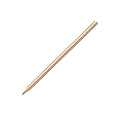 Lápis Preto Ecolápis Glam - Cromado Bronze