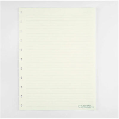 Refil Caderno Pautado 90g Com 50 Folhas - Off White Refil Caderno Pautado 90g Com 50 Folhas - Off White