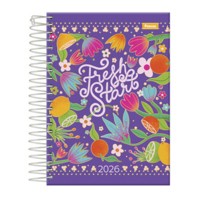 Agenda Espiral Lush 2026 - Estampas Sortidas Agenda Espiral Lush 2026 - Estampas Sortidas