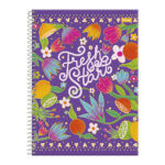 Caderno 1/4 Pequeno Espiral Capa Dura 80 Folhas Lush - Estampas Sortidas Caderno 1/4 Pequeno Espiral Capa Dura 80 Folhas Lush - Estampas Sortidas