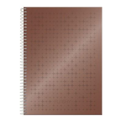 Caderno Espiral Universitário Grande Capa Dura 80 Folhas Flashy - Estampas Sortidas
