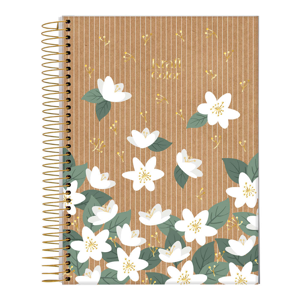 Caderneta Espiral Anotações 80 Folhas Kraft Color - Estampas Diversas Caderneta Espiral Anotações 80 Folhas Kraft Color - Estampas Diversas