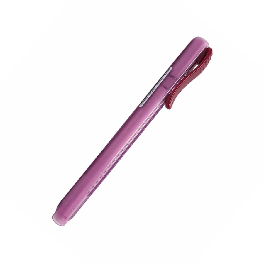 Caneta Borracha Clic Eraser - Rosa Transparente Caneta Borracha Clic Eraser - Rosa Transparente