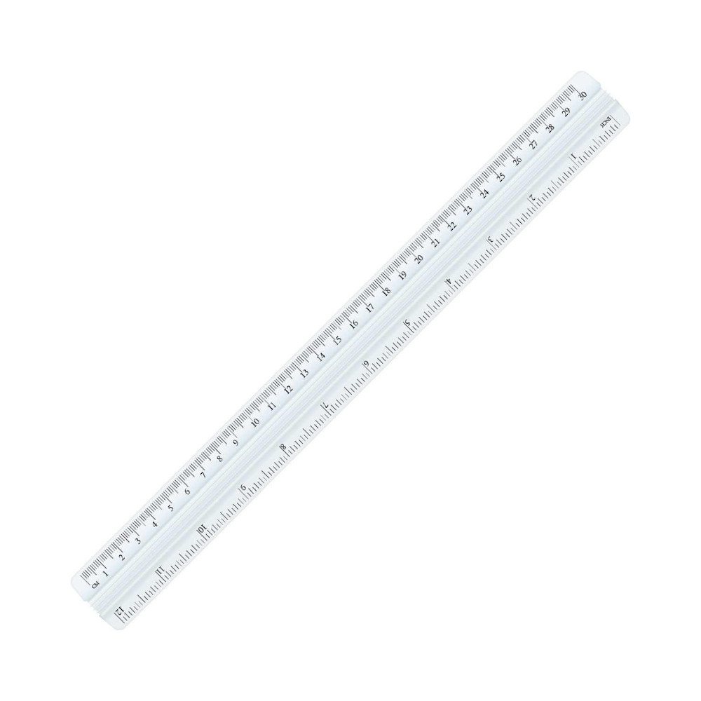 Régua De Alumínio 30cm Régua De Alumínio 30cm
