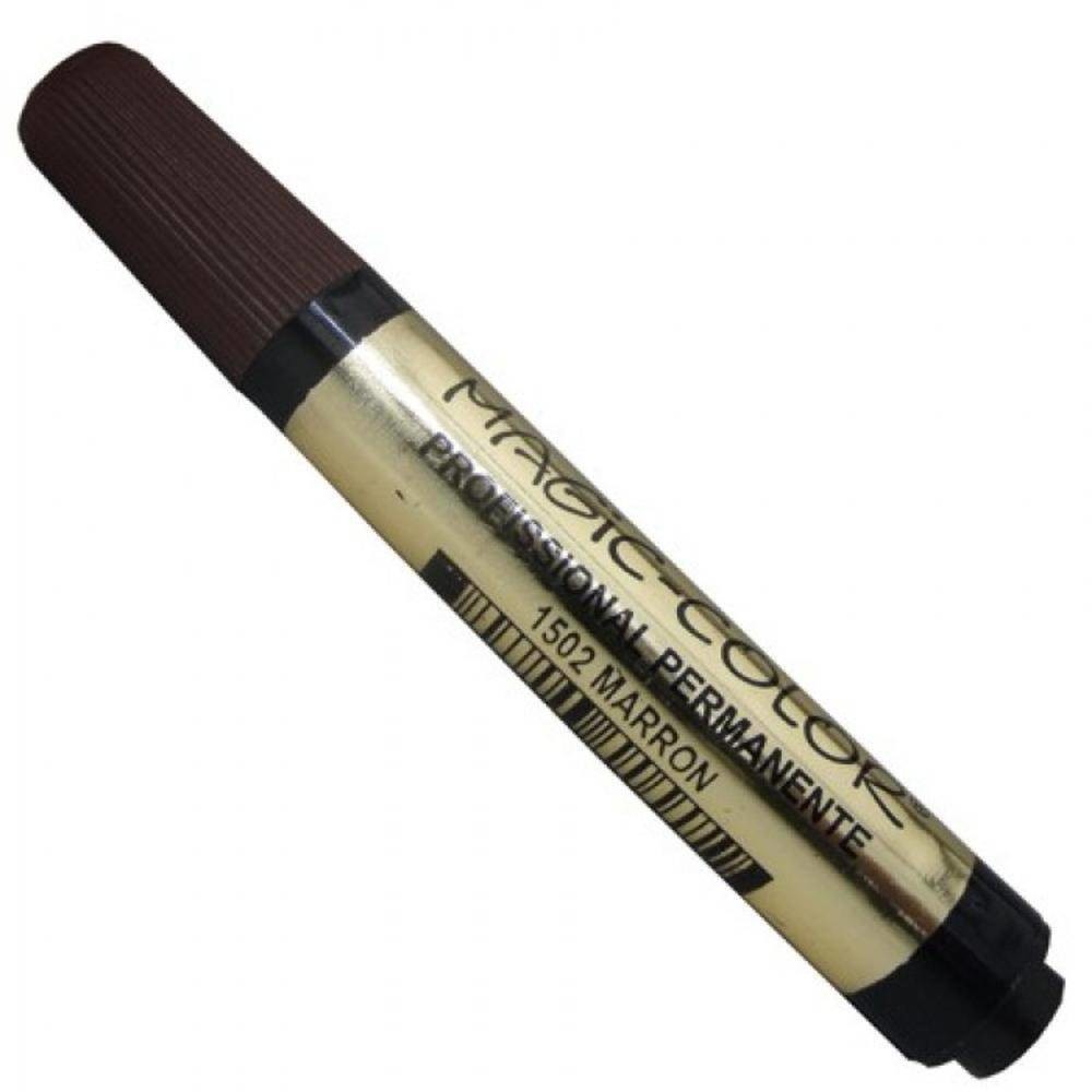 Marcador Magic Color Permanente - Marrom Marcador Magic Color Permanente - Marrom