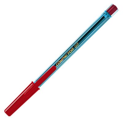Caneta EsferogrÁfica Compactor07 0.8mm - Vermelha Caneta EsferogrÁfica Compactor07 0.8mm - Vermelha