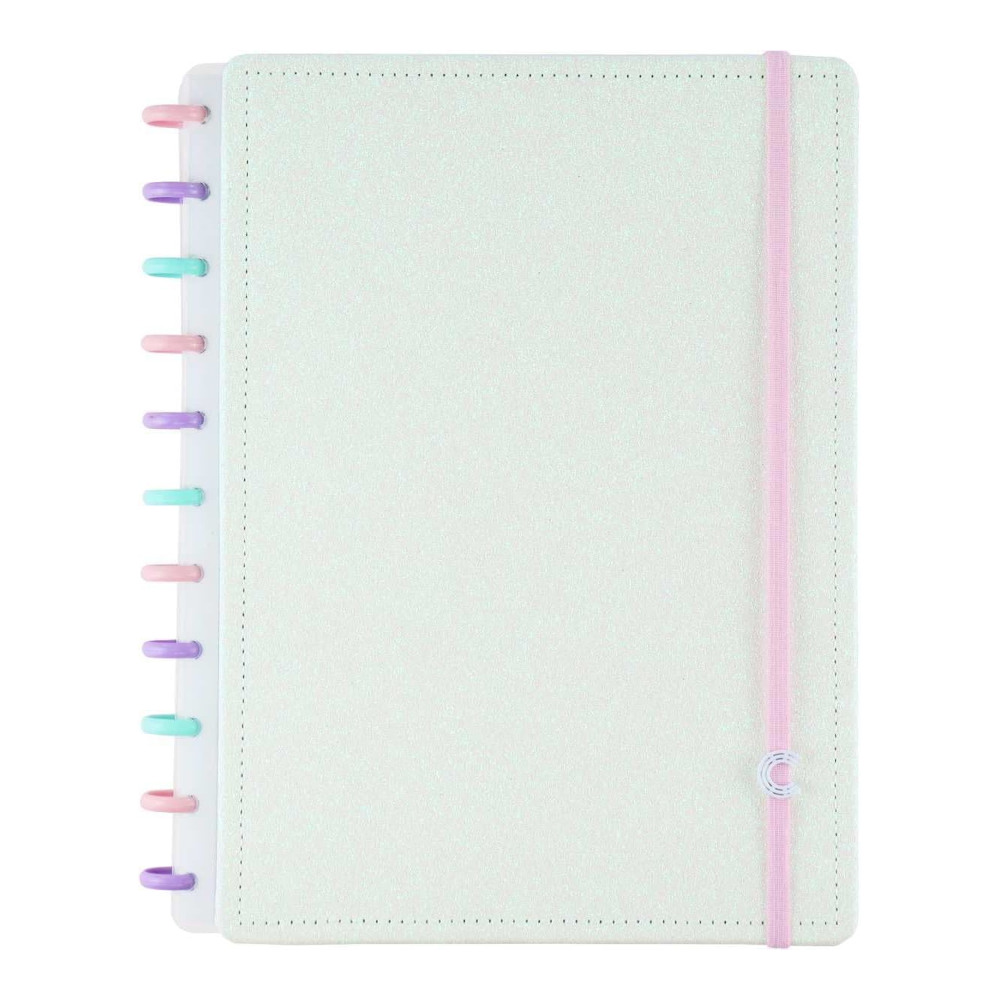 Caderno Inteligente Colegial Médio Espiral Com 80 Folhas - Lets Glitter Colorful Caderno Inteligente Colegial Médio Espiral Com 80 Folhas - Lets Glitter Colorful
