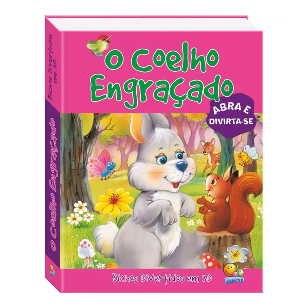 Bichos Divertidos Em 3d: O Coelho Engraçado Bichos Divertidos Em 3d: O Coelho Engraçado