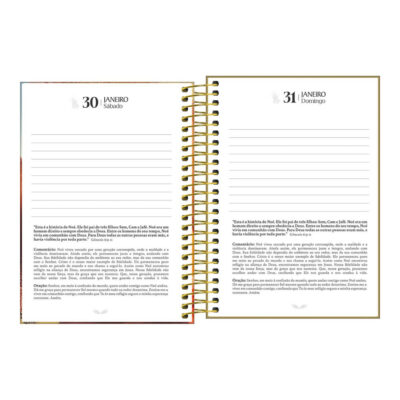 Agenda Espiral Louvor 2027 – Estampas Sortidas