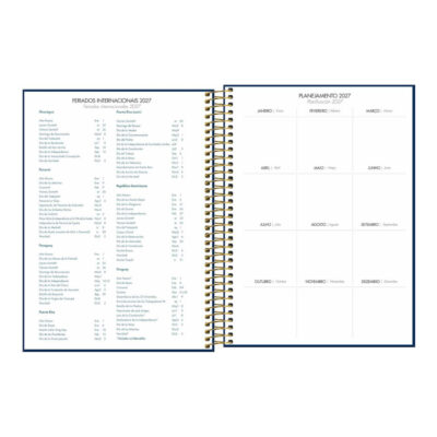 Agenda Espiral M9 Napoli 2027 – Cores Sortidas