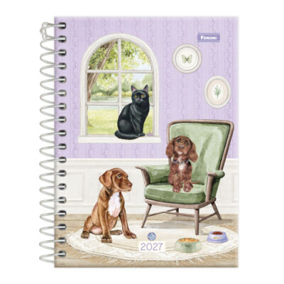 Agenda Espiral Furfriends 2027 - Estampas Sortidas