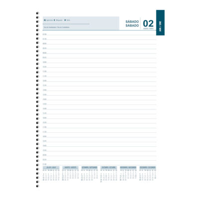 Agenda Espiral Trade Plus 2027 – Cores Sortidas