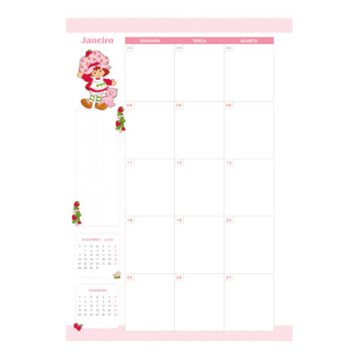 Planner Grampeado Moranguinho 2027 – Estampas Sortidas