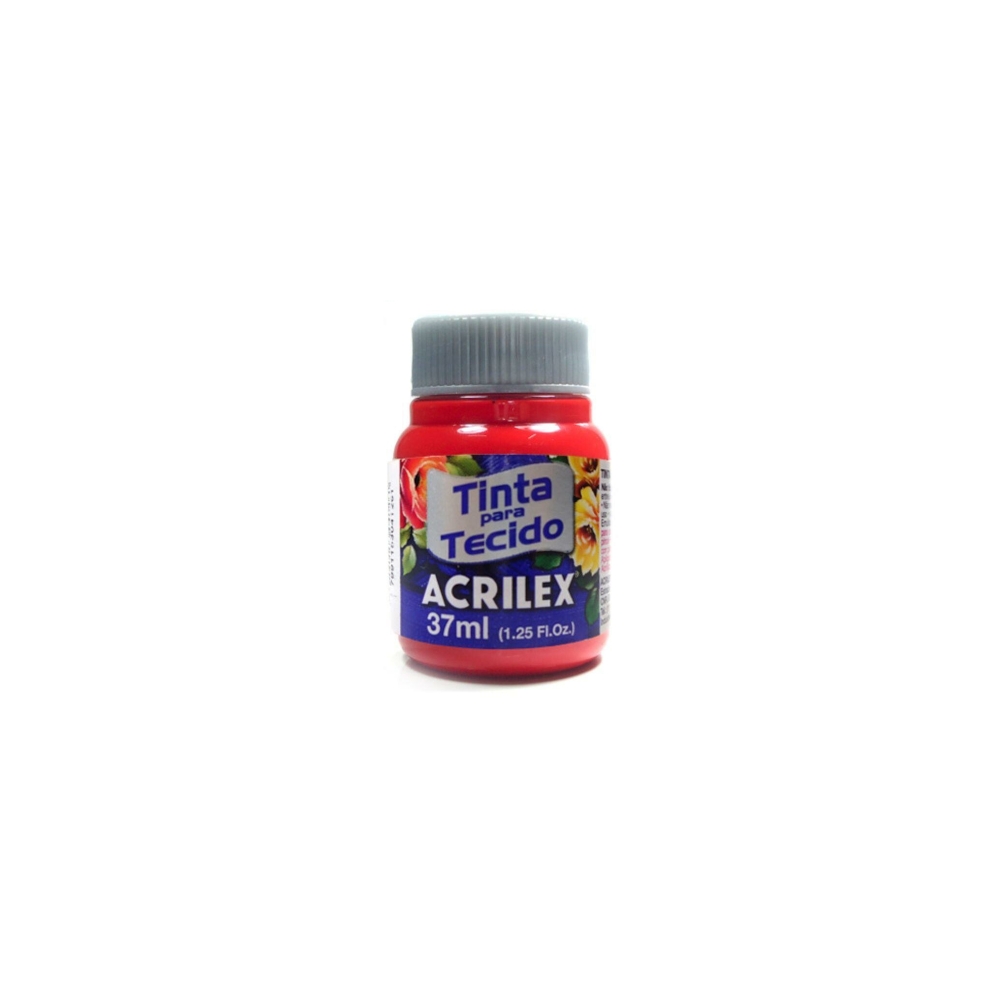 Tinta Tecido 37ml - Vermelho Escarlate Tinta Tecido 37ml - Vermelho Escarlate