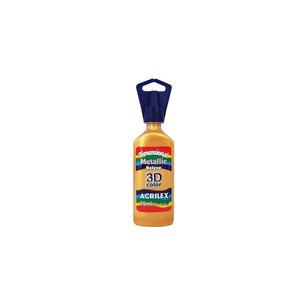 Tinta Dimensional Metalica 35ml - Ouro Tinta Dimensional Metalica 35ml - Ouro
