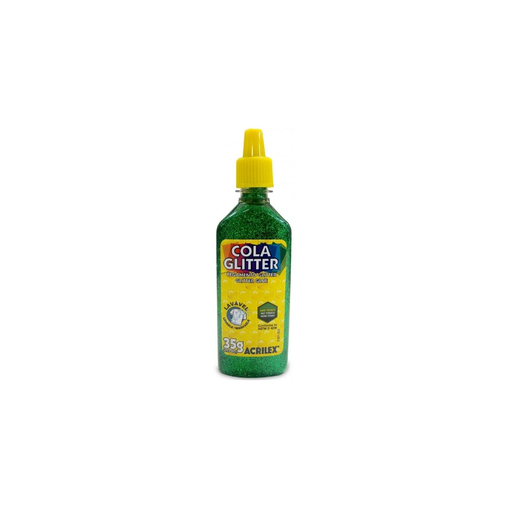 Cola Glitter 35 Gramas - Verde Cola Glitter 35 Gramas - Verde