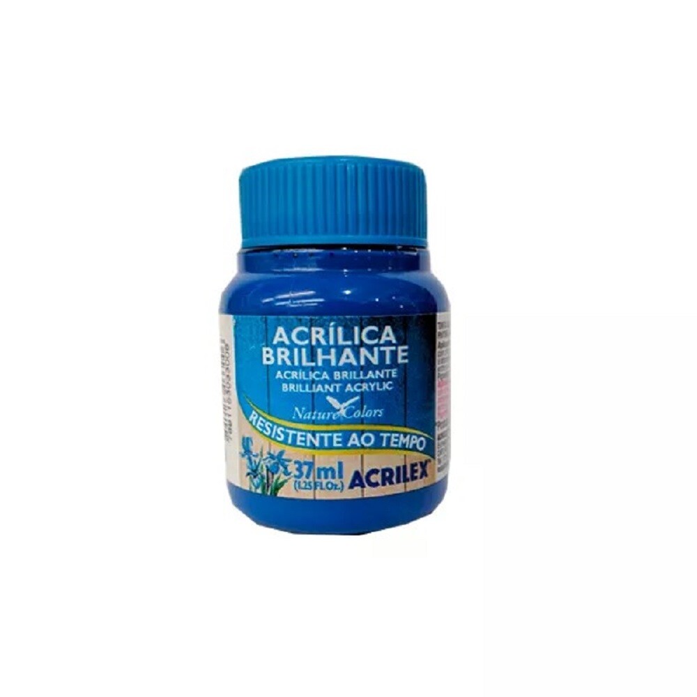 Tinta AcrÍlica Brilhante 37ml - Azul Turquesa Tinta AcrÍlica Brilhante 37ml - Azul Turquesa
