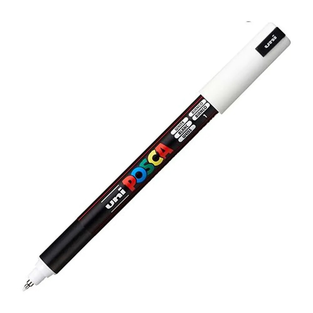 Caneta Posca Pc 1mr Ultra Fina - Branca Caneta Posca Pc 1mr Ultra Fina - Branca