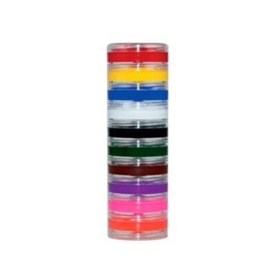 Pintura Facial Pintakara - Com 10 Cores Glitter Pintura Facial Pintakara - Com 10 Cores Glitter