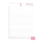 Agenda Costurada Soft Colors 2026 - Cores Sortidas