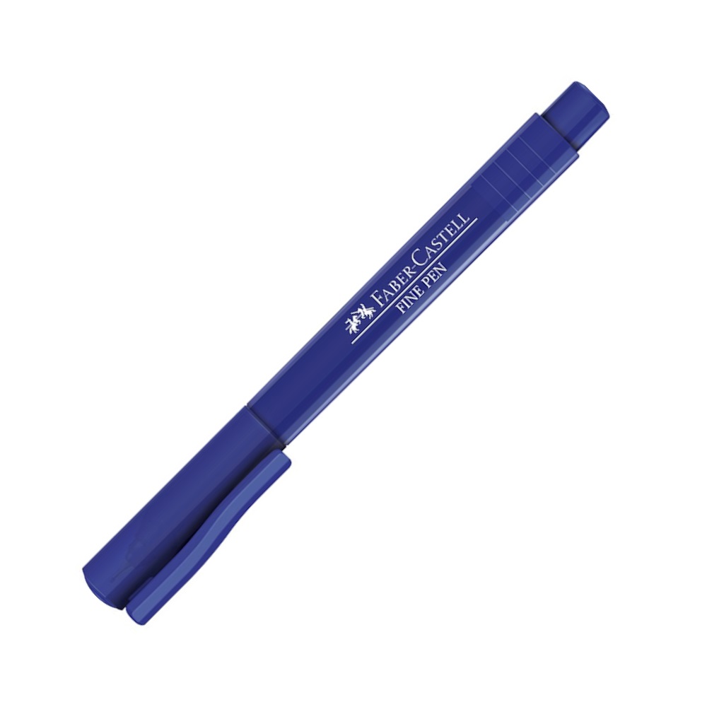 Caneta Hidrográfica Fine Pen Faber Castell - Azul Caneta Hidrográfica Fine Pen Faber Castell - Azul