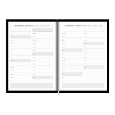 Agenda Costurada Capri 2027 – Preta